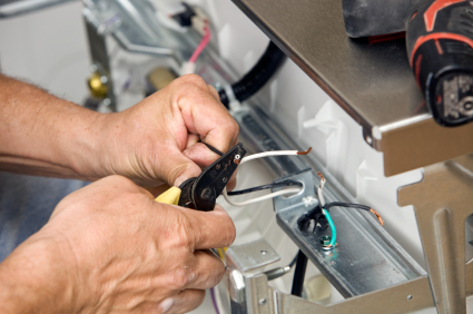 Electricians stripping wire.